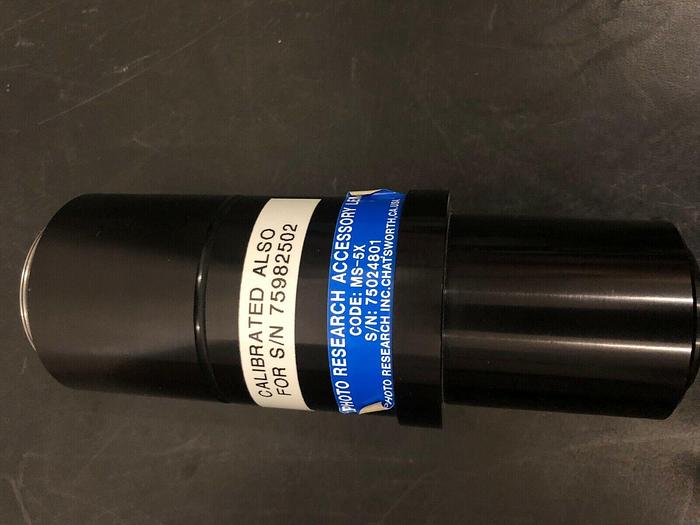 Used PHOTO RESEARCH ACCESSORY LENS MS-5X