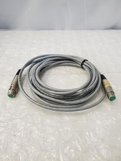 Used Carol 6 Pin Male XLR To 6 Pin Female XLR 50' Cable