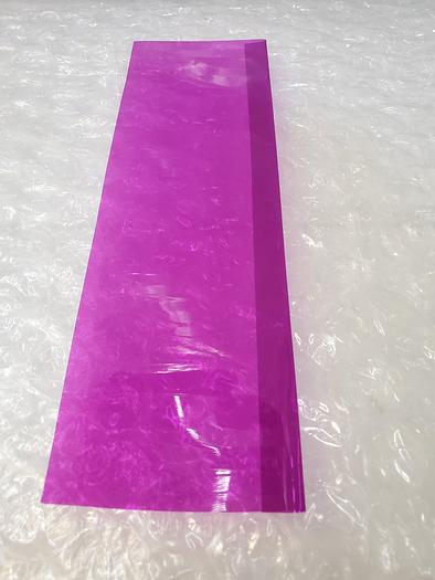 Used ARTUS PLASTIC SHEET PURPLE 5X20X.0015