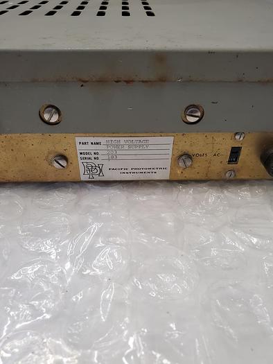 Used Pacific photometric 203 negative high voltage power supply