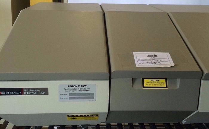 Used PERKIN ELMER FT-IR SPECTROMETER SPECTRUM 1000