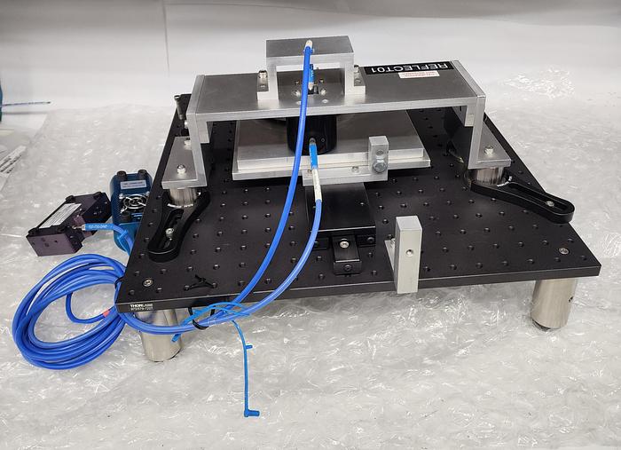 Used OCEAN OPTICS SUB STRAIGHT FIXTURE W MODEL USB 2000+ & HALOGEN LIGHT HL-2000 & INTEGRATING SPHERE ISP-30-6-R