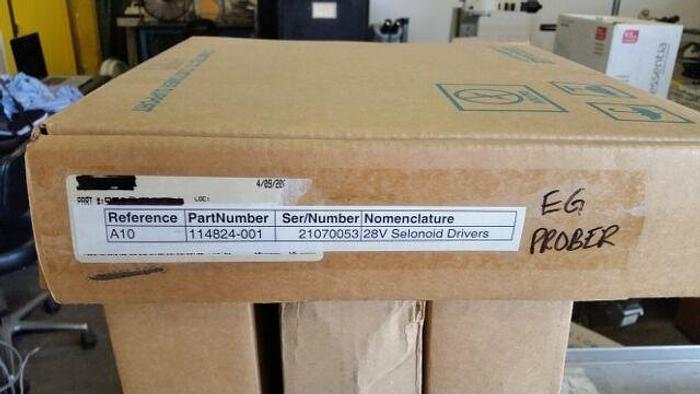 ELECTROGLAS PROBE STATION BOARD 28V SELONOID DRIVER P/N 114824-001 (A10)