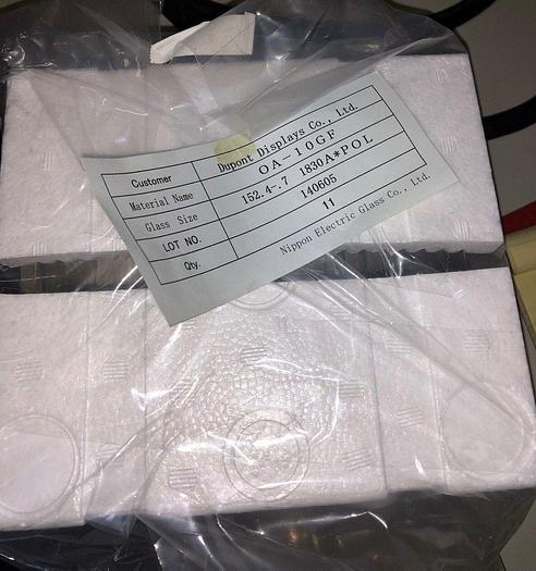 Used ITO GLASS NIPPON ELECTRIC GLASS OA-10GF