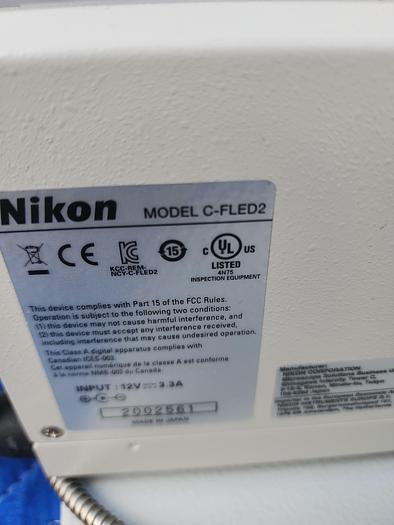 Used NIKON SMZ1270 NIKON Plan Apo 0.5x WF WD:82.5, 1x WF WD 70, C-W 10XB/22