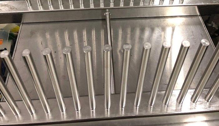 Used STAINLESS STEEL SUBSTRATE RACK HOLDS CLASS 10