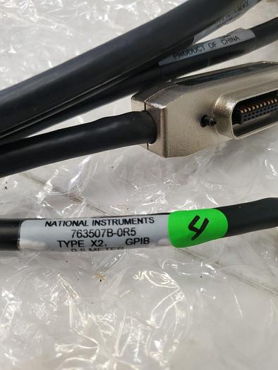 Used NATIONAL INSTRUMENTS 763507B-0R5 .5 METER QTY 5