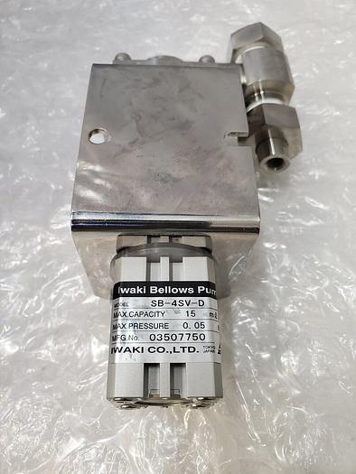 Used IWAKI BELLOWS PUMP SB-4SV-D