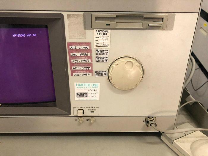 Used HEWLETT PACKARD 16500B LOGIC ANALYSIS SYSTEM