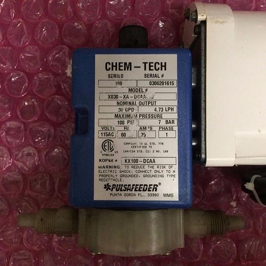 Used PULSAFEDER X030-XA-DCA099 Chem-tech series 100
