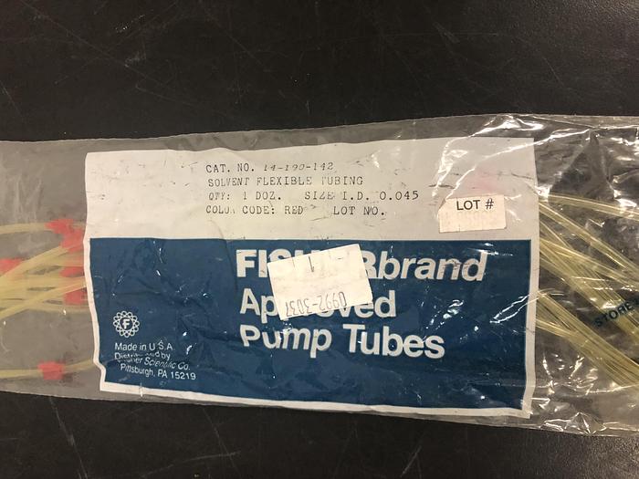 Used FISHER BRAND 14-190-142 SOLVENT FLEXIBLE TUBING