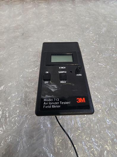 Used 3M 713 AIR IONIZER TESTER FIELD METER