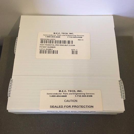 Used MEC83304-1037C REV A ASSEMBLY, PEDESTAL, PED RING, BUT, CLEAN
