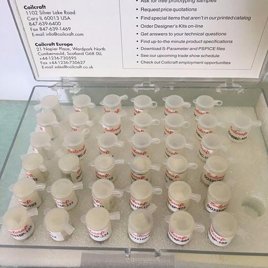 Used COILCRAFT DESIGNER'S KIT D01608/3316