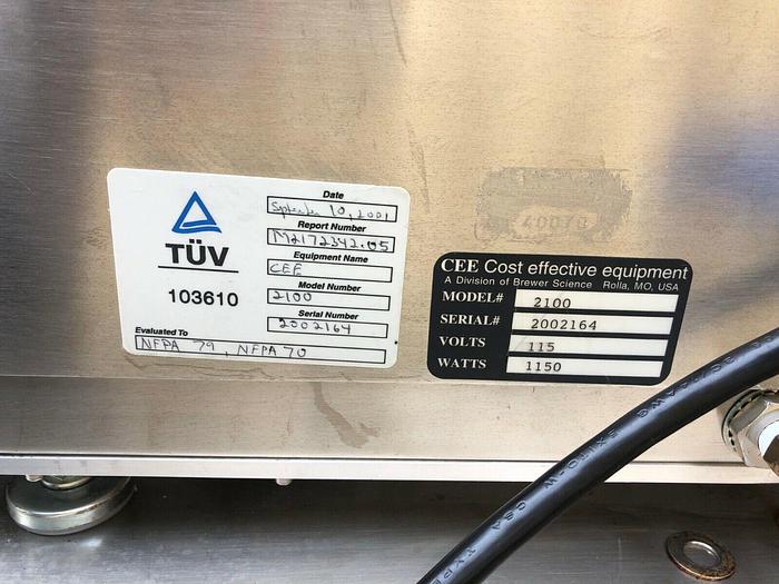 Used COST EFFECTIVE EQUIPMENT 2100 HOTPLATE AND AUTOWAFER LOADER