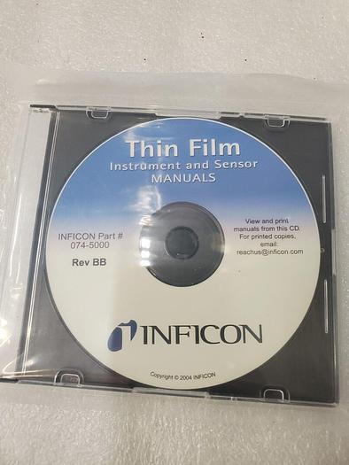 INFICON CDS-A0F38 Cool Drawer Single Crystal Sensor QCM Deposition Monitor