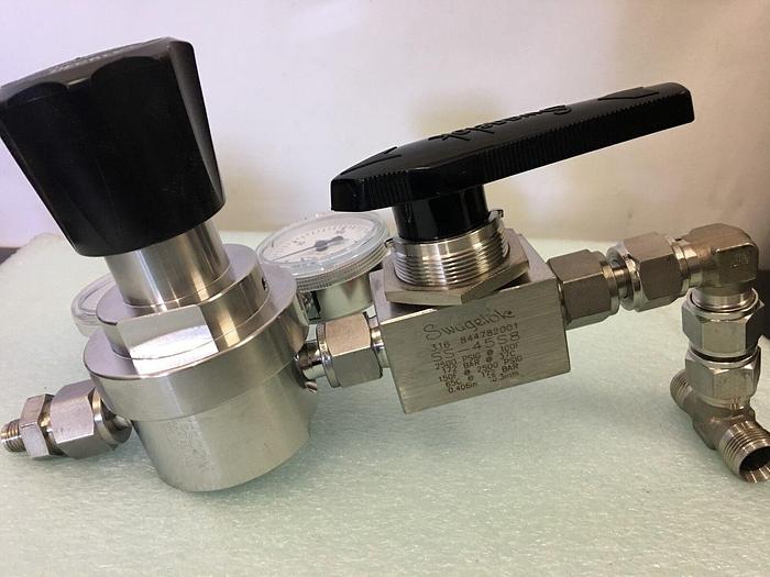 Used TESCOM 150 PSIG MAX OUTLET WITH SWAGELOK  SS-45S8