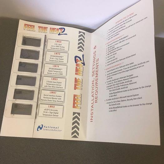 Used NATIONAL SEMICONDUCTOR LM20, LM70, LM74, LM83, LM87, LM92