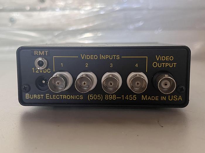Used BURST ELECTRONICS VS4X 1 VIDEO SWITCH