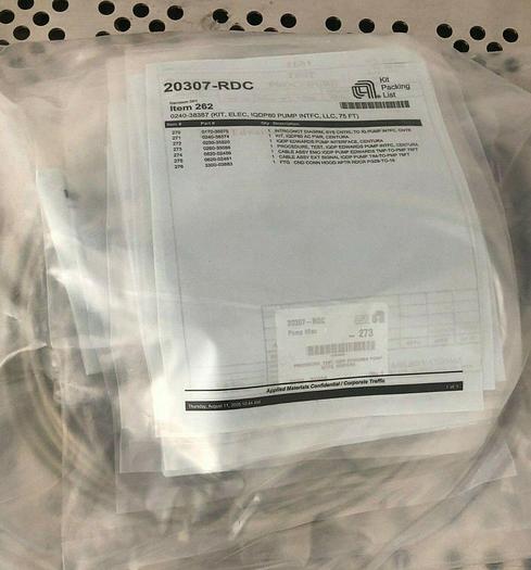 0240-38387 KIT, ELEC, IQ0P80 PUMP INTFC,LLC 75FT