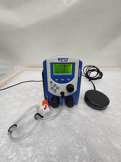 Used NORDSON EFD LLC EFD ULTIMUS DISPENSER 7002003 WITH EFD 2422-1 FOOT PEDAL