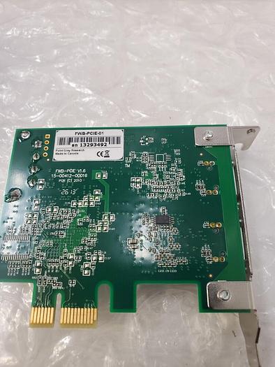 Used POINT GREY FWB-PCIE-01 FRAME GRABBER CARD