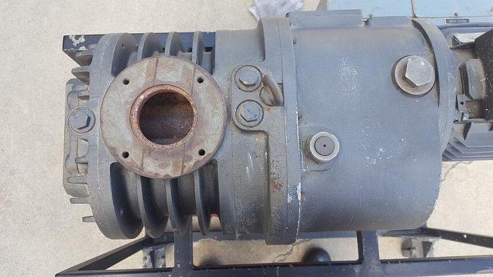 Used EDWARDS 40 TWO STAGE ROTARY VACUUM PUMP , GEC alpak motor 090SD