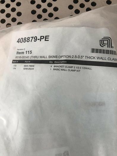AMAT 0010-20141 THRU WALL SKINS OPTION 2.5-3.5'' THICK WALL CLAMP