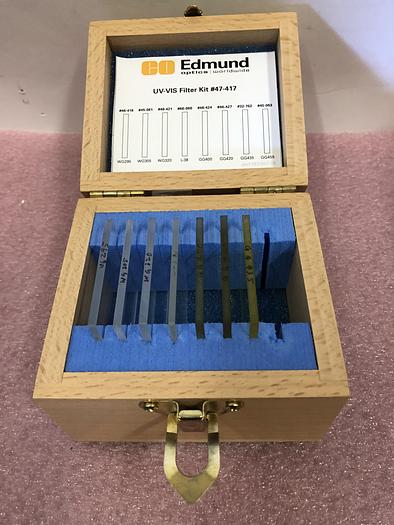 Used EDMUND OPTICS UV-VIS 2IN KIT #47-417 SQUARE