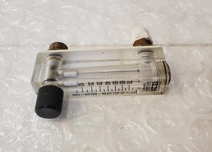 Used KING INSTRUMENT COMPANY 10-70 GPH FLOWMETER