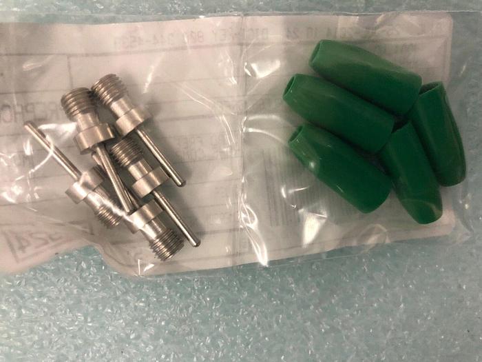 Used CONN PLUG INSUL SOLDERLESS GREEN QTY 6