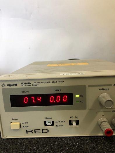 Used AGILENT E3611A DC POWER SUPPLY