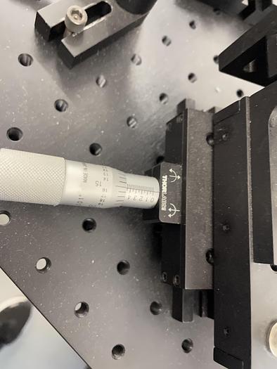 Used NEWPORT PRC-3 PROBE STATION ELECTRO ABSORTION OPTIC ASSEMBLY 24 L x 18W x 11H