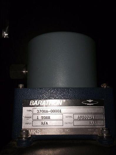Used MKS INSTRUMENTS 370HA-00001 PRESSURE HEAD, BARATRON 1 TORR