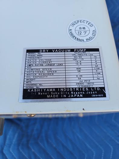 Used KASHIYAMA NEODRY 36E