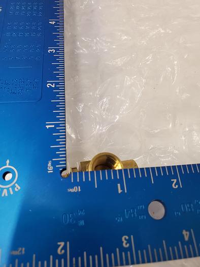 Used FEMALE L-PORT BRASS BALL VALVE