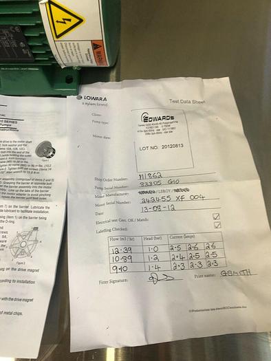 FINISH THOMPSON KC8P80BOC PUMP WITH LEROY SOMER LS80L T MOTOR