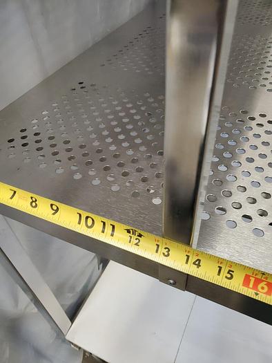 Used Stainless Steel Retractable Prep Station