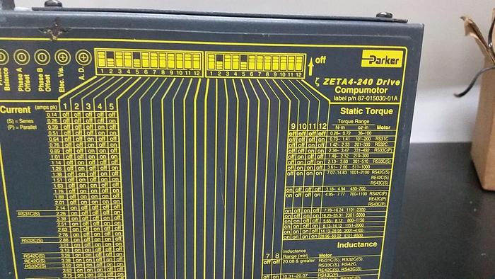 Used PARKER ZETA DRIVE 240