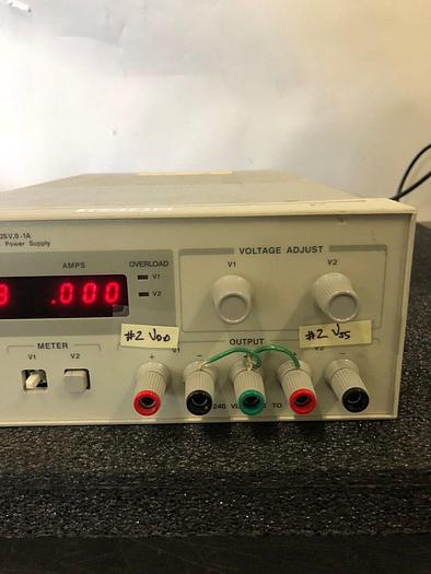 Used AGILENT E3620A DUAL OUTPUT DC POWER SUPPLY