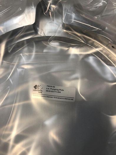 Used AMAT 78030-02 LID,PUMPING PLATE 0040-03771-3394