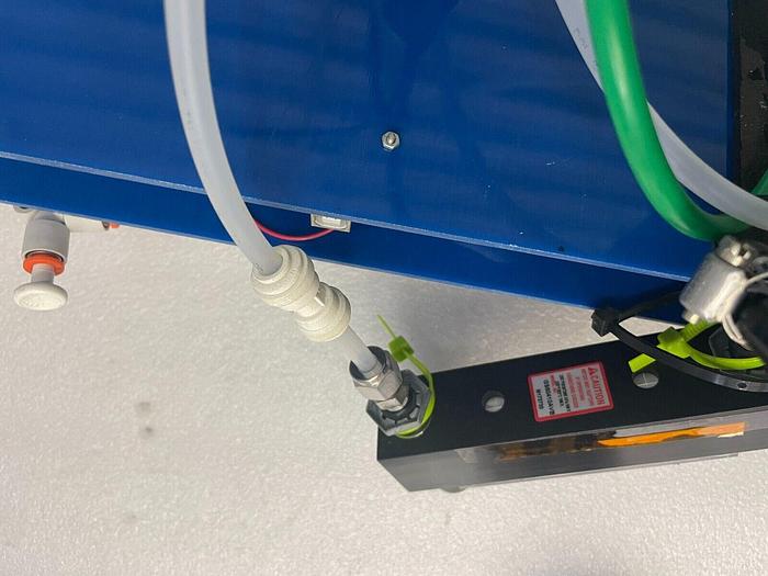 Used PNEUMATIC ACTUATOR WITH FLOW SWITCH, DIGITAL READOUT, ECOTECH VALVE AND KEY INST