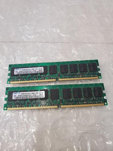 Used SAMSUNG M391T6453FZ3-CE6 512MB MEMORY