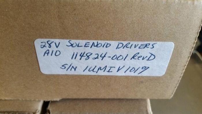 ELECTROGLAS PROBE STATION BOARD 28V SELONOID DRIVER P/N 114824-001 (A10)