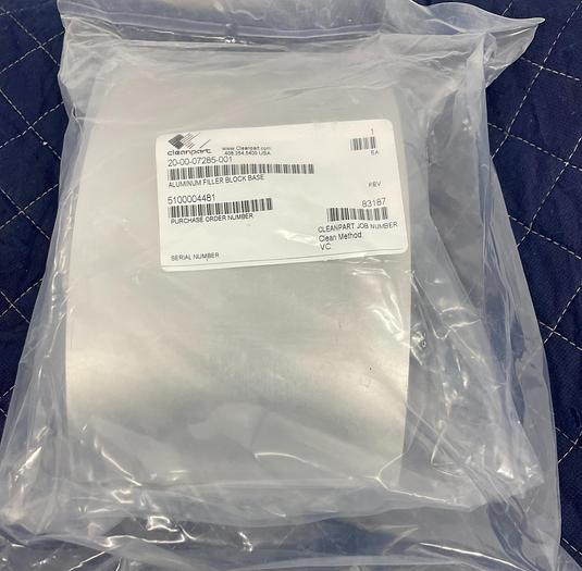 Used APPLIED MATERIALS ALUMINUM FILLER BLOCK BASE 20-00-07285-001