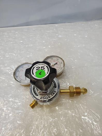 Used HARRIS 25GX-145 COMPRESSED GAS REGULATOR