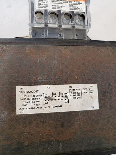 Used TRANSFORMER 9070T2000D67 CLASS X2