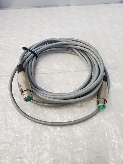 Used Carol 6 Pin Male XLR To 6 Pin Female XLR 50' Cable