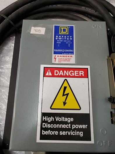 Used SAFETY SWITCH 60AMP A-40274-384-01