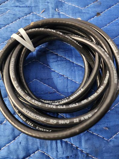 Used INTERCOMP RG 59-U 22AWG E100316-I CABLE